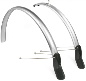 Spatbordset Eurofender Scatto 28" x 51 mm - smoke / titanium