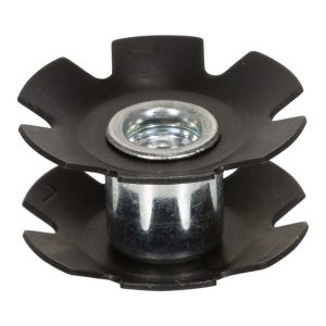 Balhoofdplugklauw Elvedes 1-1/8" voor metalen vorkbuis - zwart (5 stuks)