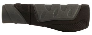 Handvatset Ergo 2-componenten Zwart/Grijs 130/130mm - 2-kanten geopend