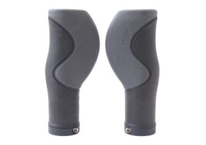 Handvatset Ergo 3-componenten Zwart 128/128mm - 2-kanten geopend