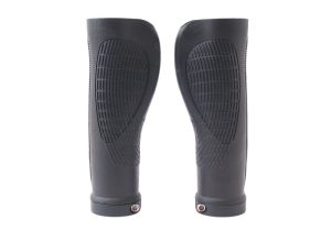 Handvatset Ergonomisch GP03L 2-componenten Zwart  128/128mm met lockring