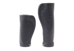 Handvatset Ergonomisch GP03LS 2-componenten Zwart 128/95mm met lockring