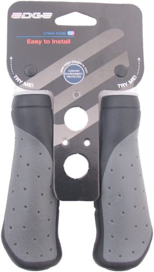 Handvatset Edge ErgoCity - 135mm - zwart/grijs