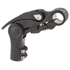 Stuurpen Promax verstelbaar met hevel 25,4 / 110 / 28,6 mm - mat zwart