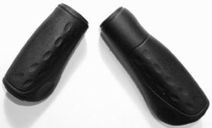 Handvatpaar Westphal #436 Ellipsis Softgrip 92/122mm/ø23mm - zwart