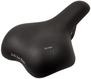 Fietszadel Selle San Remo Donau voor stads-/trekkingfietsen - zwart (werkplaatsverpakking)
