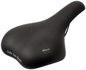 Fietszadel Selle San Remo Mosel voor stads-/trekkingfietsen - zwart (werkplaatsverpakking)