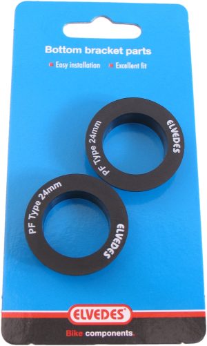Trapas lagerkapjes Elvedes voor Shimano 24mm Press-fit (2 stuks)