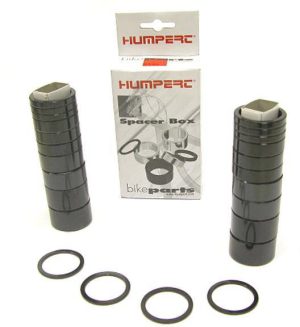 Ahead spacer 1-1/8" - zwart (20 delig)