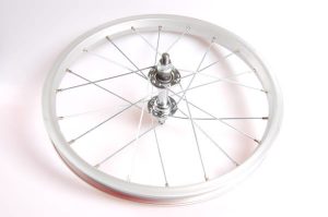 Voorwiel 16 x 1.75" aluminium - zilver