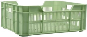 Gerecyclede fietskrat Urban Proof 11 liter - zacht groen