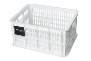 Gerecyclede fietskrat Basil Crate S 17.5 liter 29 x 39 x 20 cm - bright white