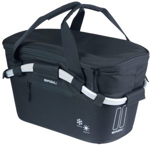 Fietsmand Basil Classic Carry All ISO met MIK bevestiging 18 liter 38 x 21 x 27 cm - zwart