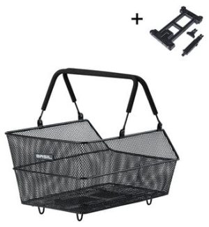 Fietsmand Basil Cento S met MIK bevestiging 7 liter 31 x 21 x 11 cm - zwart