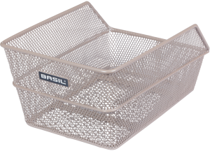 Fietsmand Basil Cento S 36 x 26 x 18 cm - Nude metallic