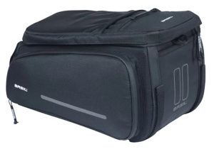Bagagedragertas Basil Move 10 - 26 liter 24 x 33 x18 cm - zwart