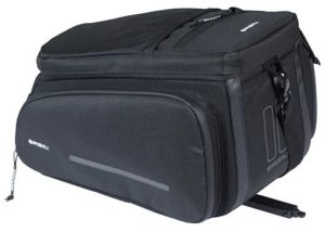 Bagagedragertas Basil Move MIK 26 liter - zwart