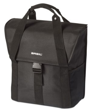 Enkele fietstas Basil GO 16 liter - zwart