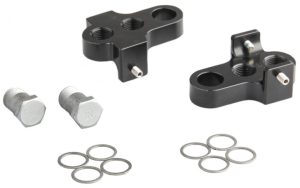 Crankverkorter Mirage T6 aluminium met RVS bouten - zwart