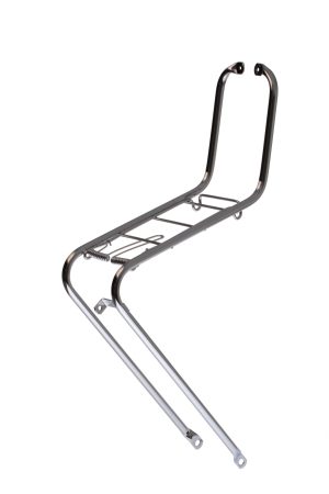 Voordrager retro 26/28" Steco met klapper en veer - chrome