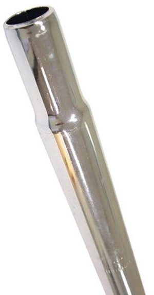 Zadelpen kaars S ø25,4mm / 330mm - chroom