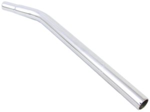 Zadelpen Freestyle ø25,4 mm / 360 mm gebogen staal - zilver