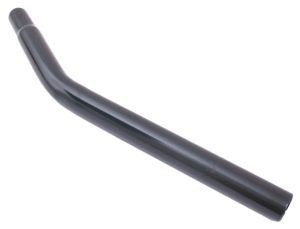 Zadelpen Freestyle ø25,4 mm / 360 mm gebogen staal - zwart