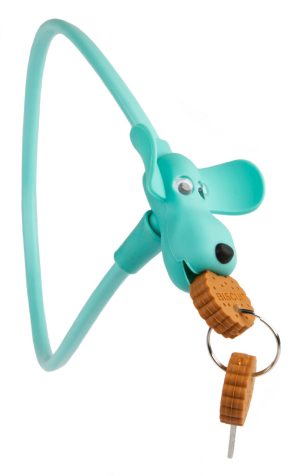 Siliconen fietsslot PexKids Flappie de waakhond 10 x 58 cm - groen