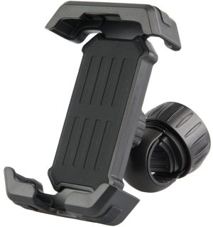 Telefoonhouder Mirage Zero-Six Mr. Mussie -  verstelbaar 17-9 cm - zwart