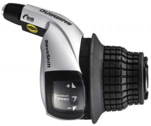 Draaiversteller (rechts) 7 speed Shimano Tourney SL-RS45 - zwart/zilver