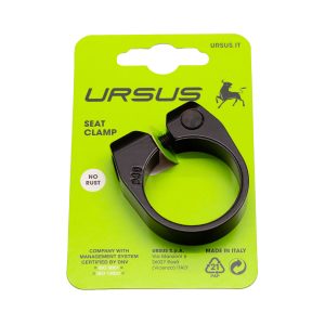 Zadelpenklem Ursus ø40.0 mm aluminium - zwart