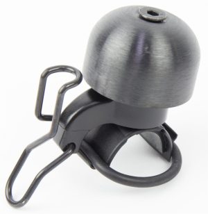 Fietsbel Widek paperclip XXL - zwart/grijs