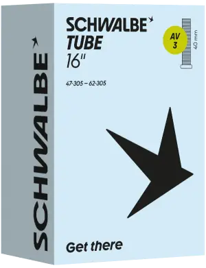 Binnenband Schwalbe AV3 16" 47/62-305 - 40mm ventiel
