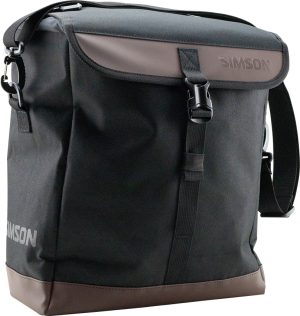 Enkele fietstas Simson urban 15 liter - nacht zwart