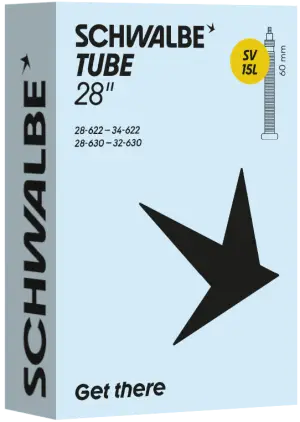 Binnenband Schwalbe Tube SV15L 28" / 28-32/34-622/630mm   60mm ventiel