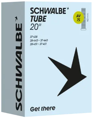 Binnenband Schwalbe AV7S 20" / 28-37-438/451mm - 40mm ventiel