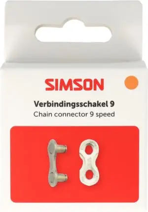 Simson Verbindingsschakel 1/2"x5/64" 9 speed