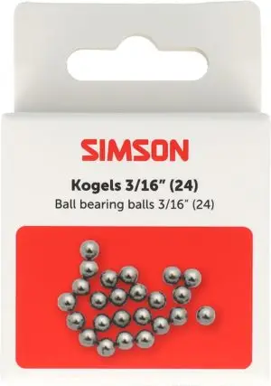 Simson Kogels 3/16" 24st
