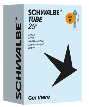 Binnenband Schwalbe DV 12 26" / 30/47-559/597mm - 40mm ventiel