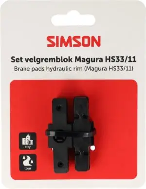 Simson Remblokken Magura hydraulische velgrem HS33/11