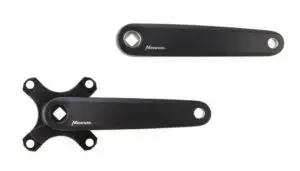 Crankstel Miranda Delta BCD 104 Gates - 170 mm crankarm - mat zwart