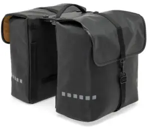 Dubbele fietstas New Looxs Odense Double MIK 39 liter 34 x 16 x 38 cm (x2) - zwart