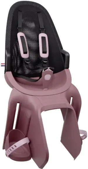 Kinderzitje achter Qibbel Air met dragerbevestiging  (CFS) - Plum Rose