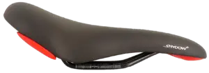 Fietszadel Selle Royal Shadow+ - Athletic men - zwart (met rode details) - werkplaatsverpakking