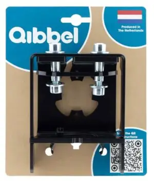 Stuurpenadapter Qibbel Ahead 1 1/8 geïntegreerde kabels - zwart