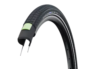 Buitenband Schwalbe Motion Super Moto-X GreenGuard 20 x 2.15"/55-406 - zwart met reflectie