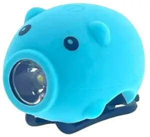 LED-lamp PexKids varken met toeter USB-oplaadbaar - blauw