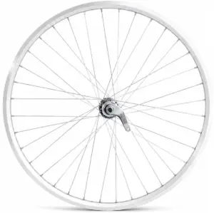 Achterwiel 28 x 1/4'' aluminium ZAC 2000 velg - Favorit remnaaf - zilver