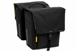 Dubbele fietstas New Looxs Tulum MIK 2.0 - 32 liter, zwart