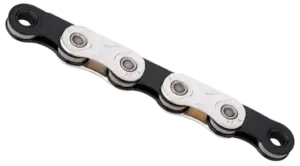 Ketting KMC X-flat waxed 12/13 speed - 126L - zilver/zwart